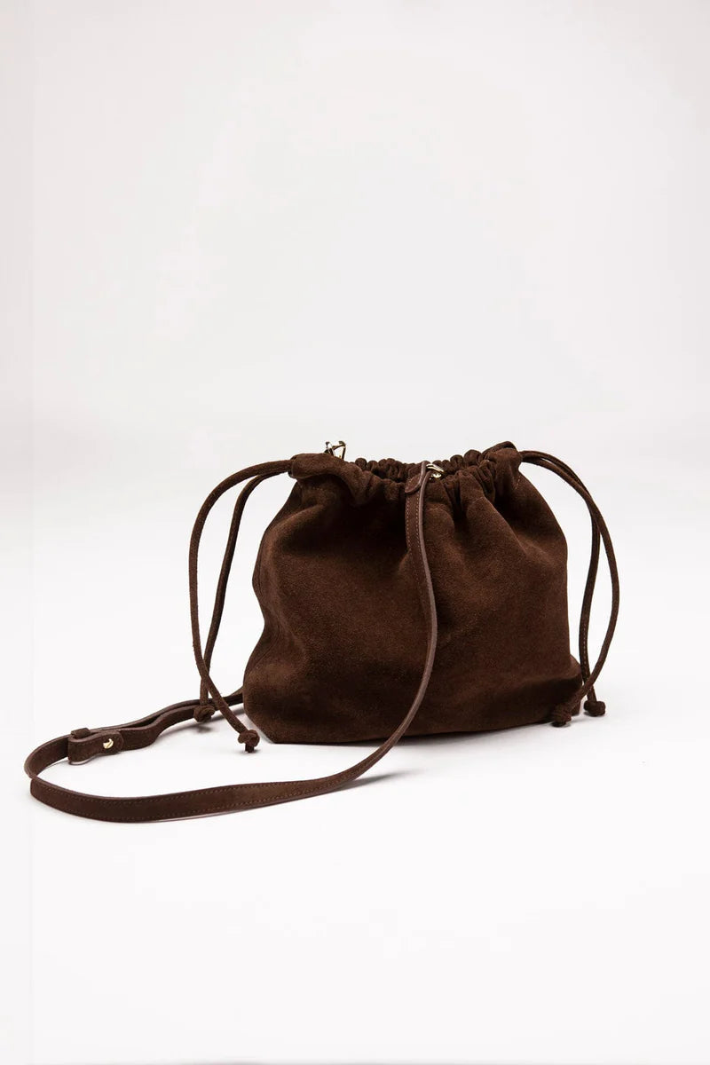 ETAPE Suede bag Florence Suede Brandy