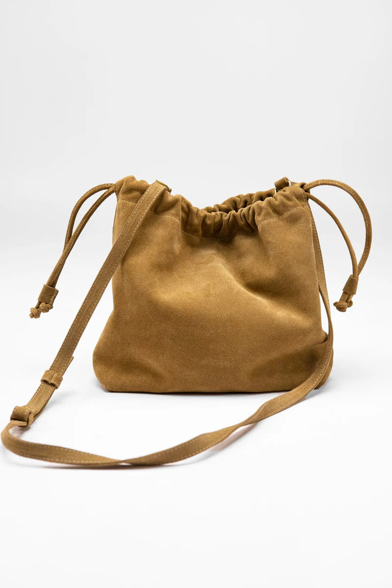 ETAPE Suede bag Florence Suede Brandy