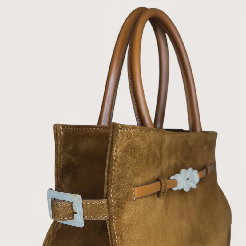 Suede Sicily bag