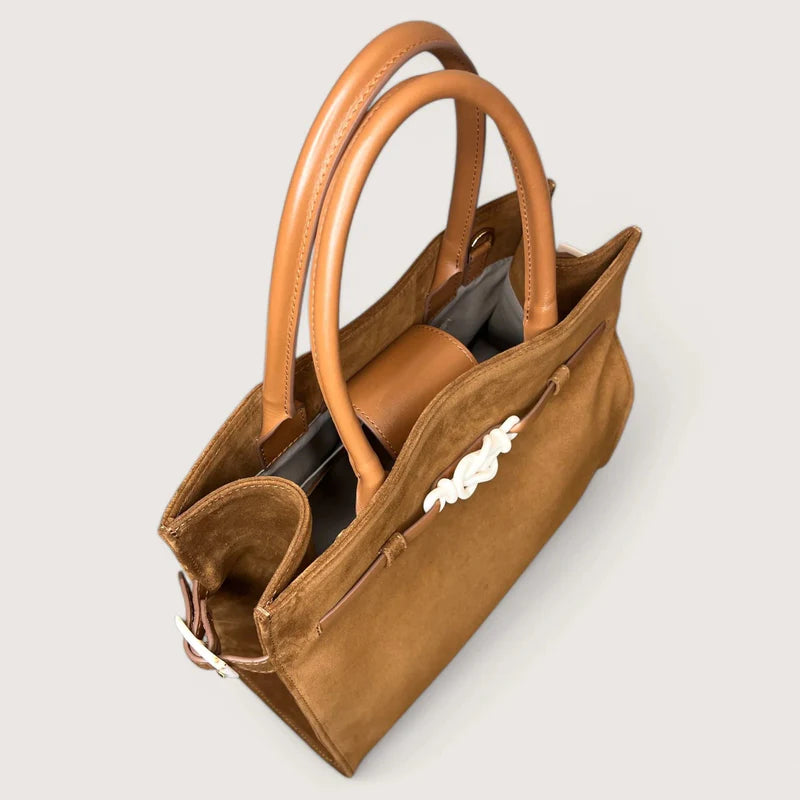Suede Sicily bag