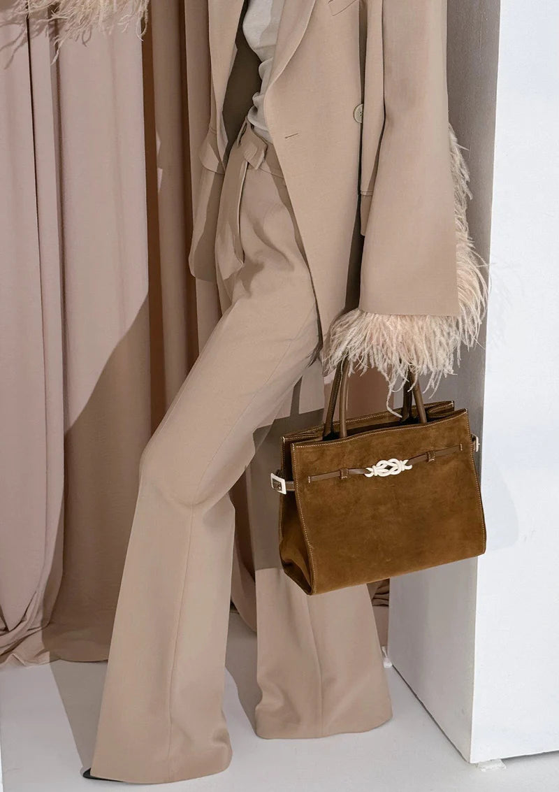Suede Sicily bag