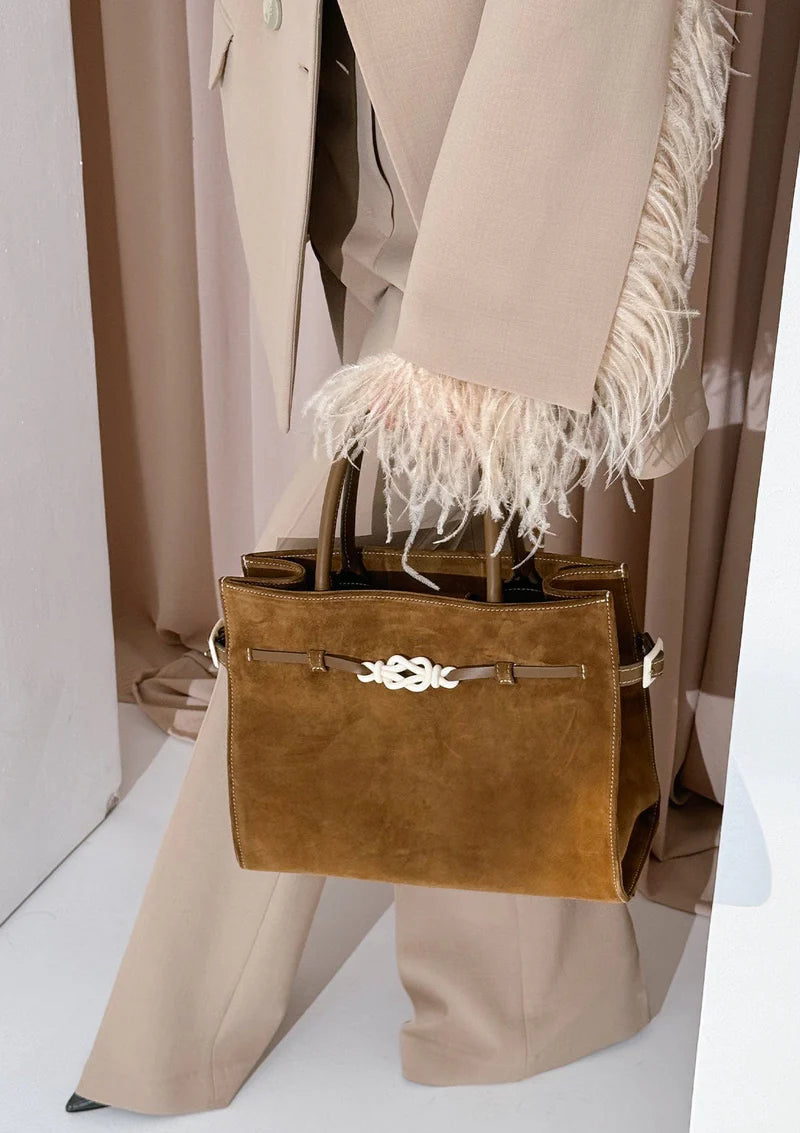 Suede Sicily bag