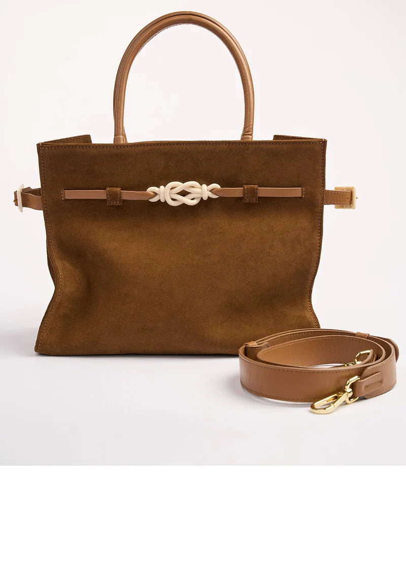 Suede Sicily bag