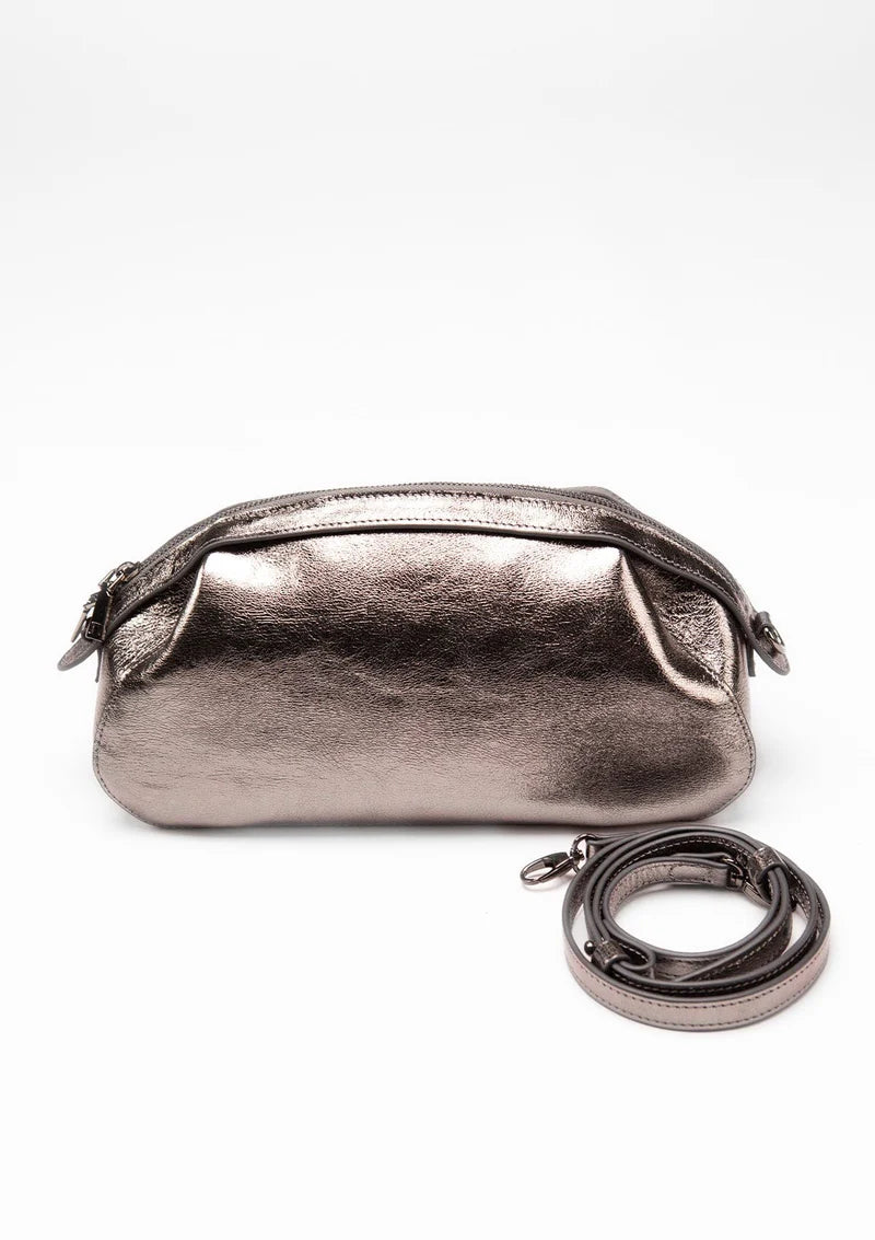 Leather Bag Venice Argentum
