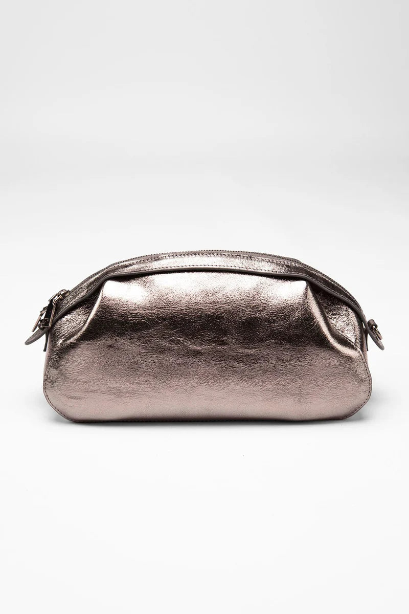 Leather Bag Venice Argentum