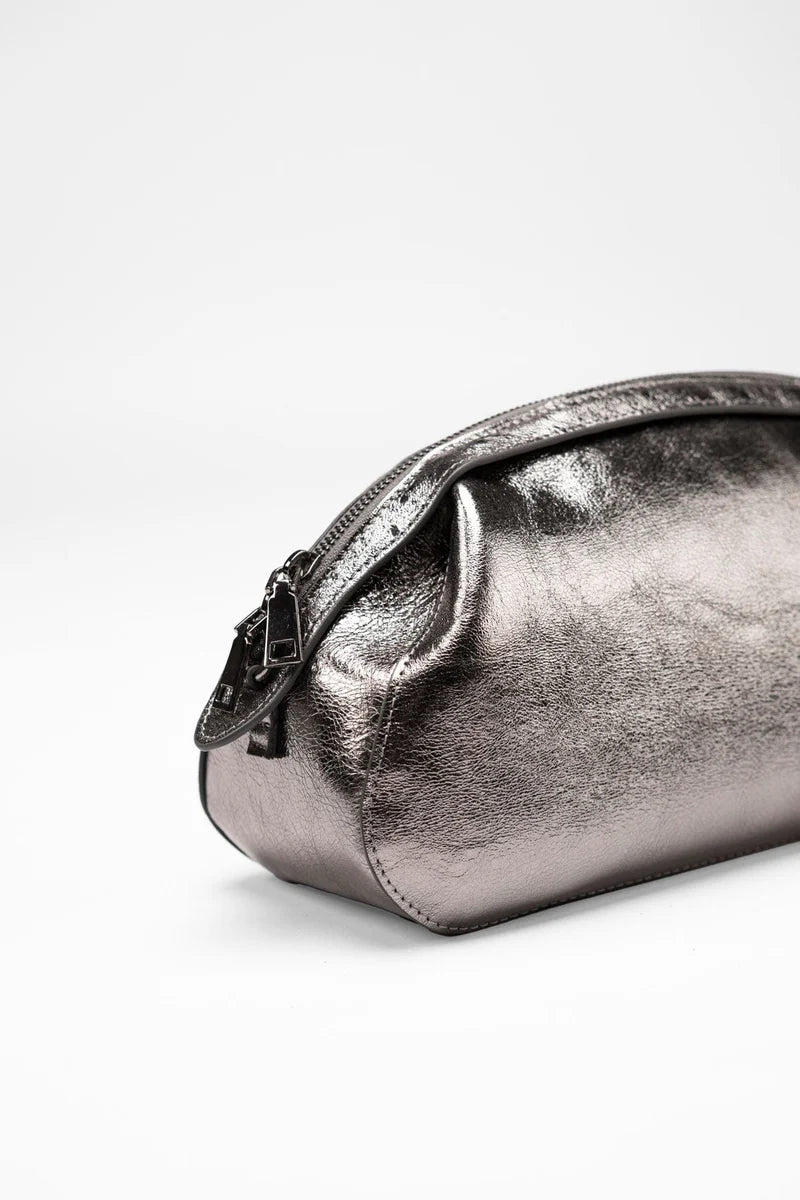 Leather Bag Venice Argentum