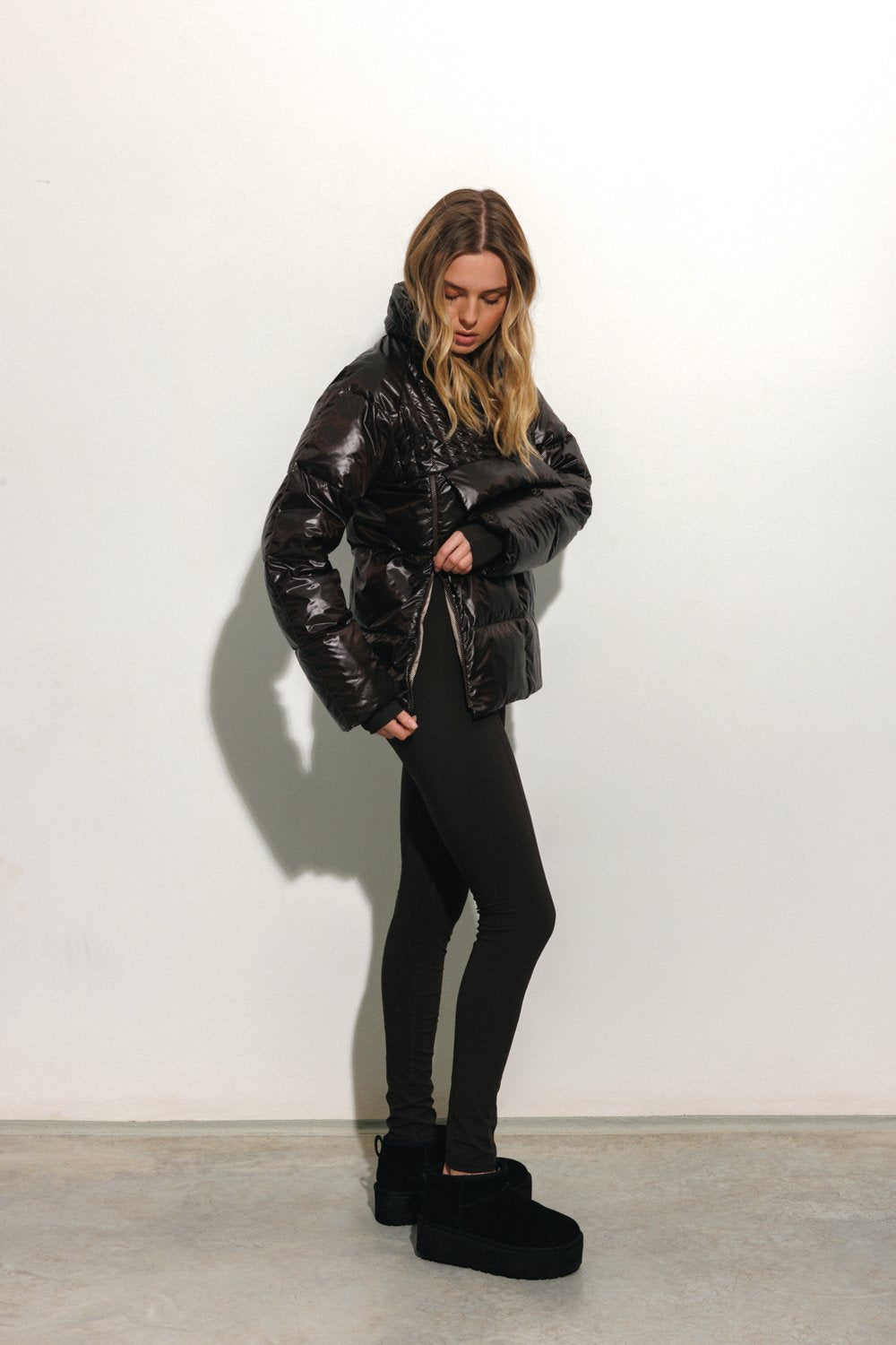 Анорак пуховий блакитний