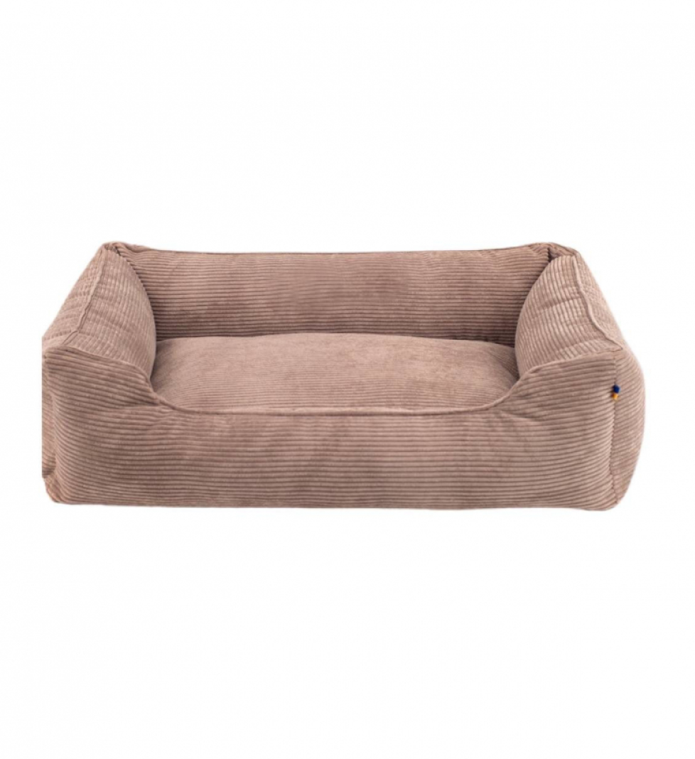 Лежак MALTIPOO з тканини Brown