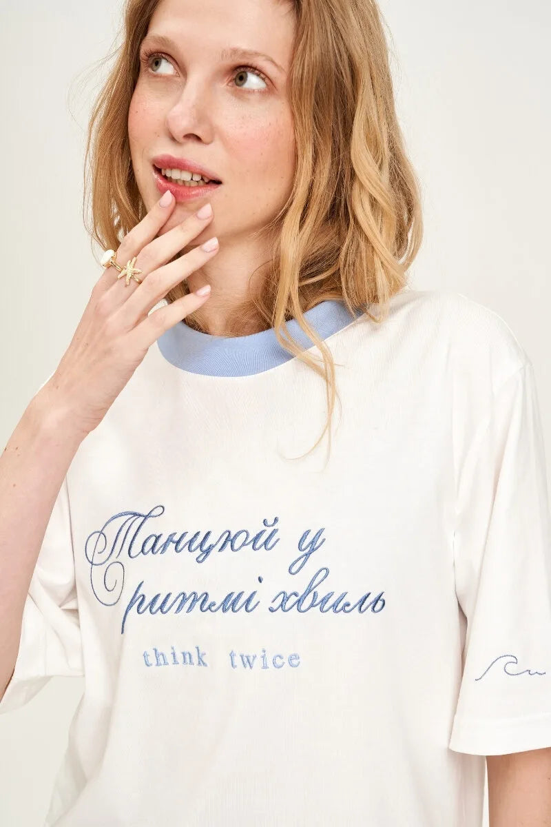 Оверсайз футболка "Танцюй"