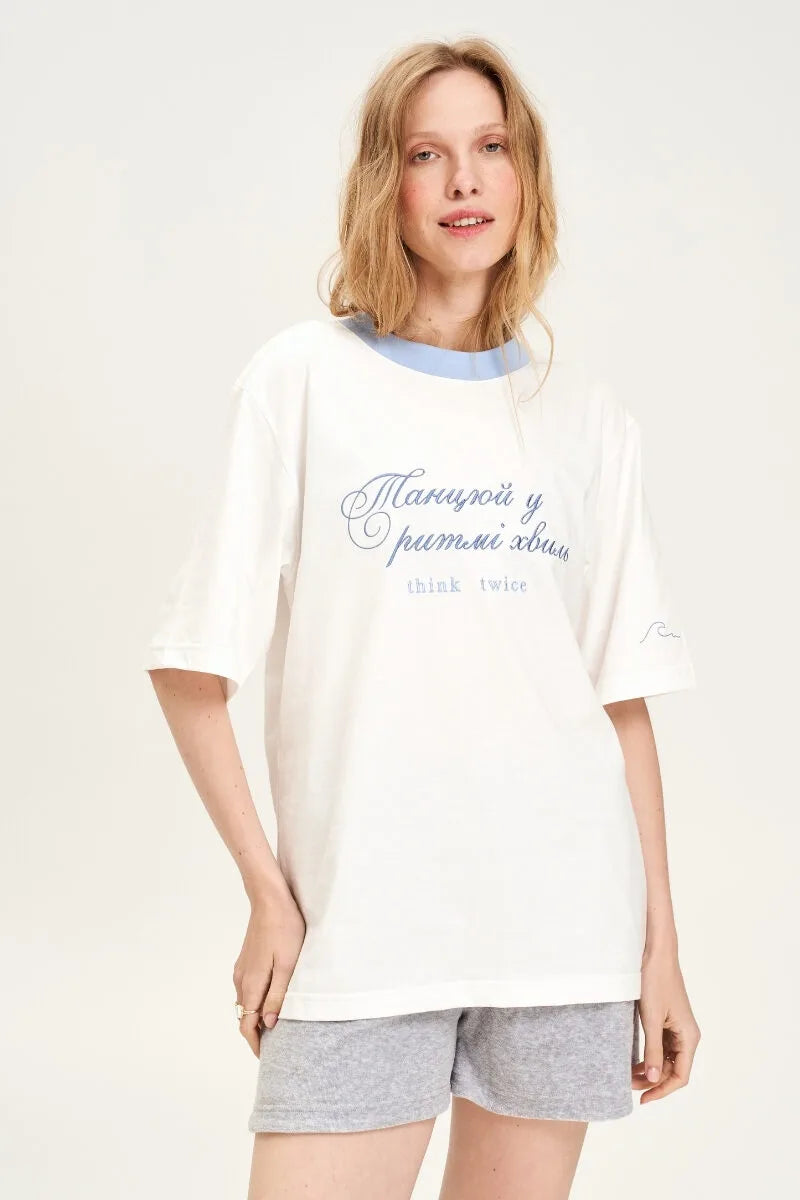 Оверсайз футболка "Танцюй"