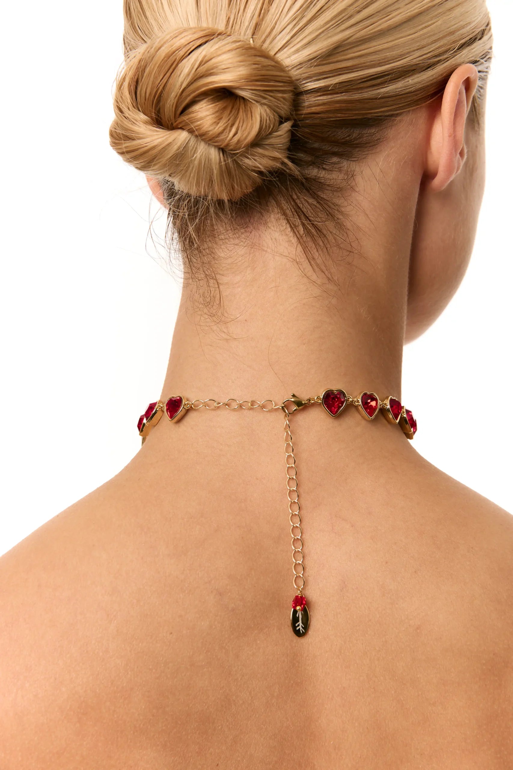 “COLD HEART” CHOKER RED