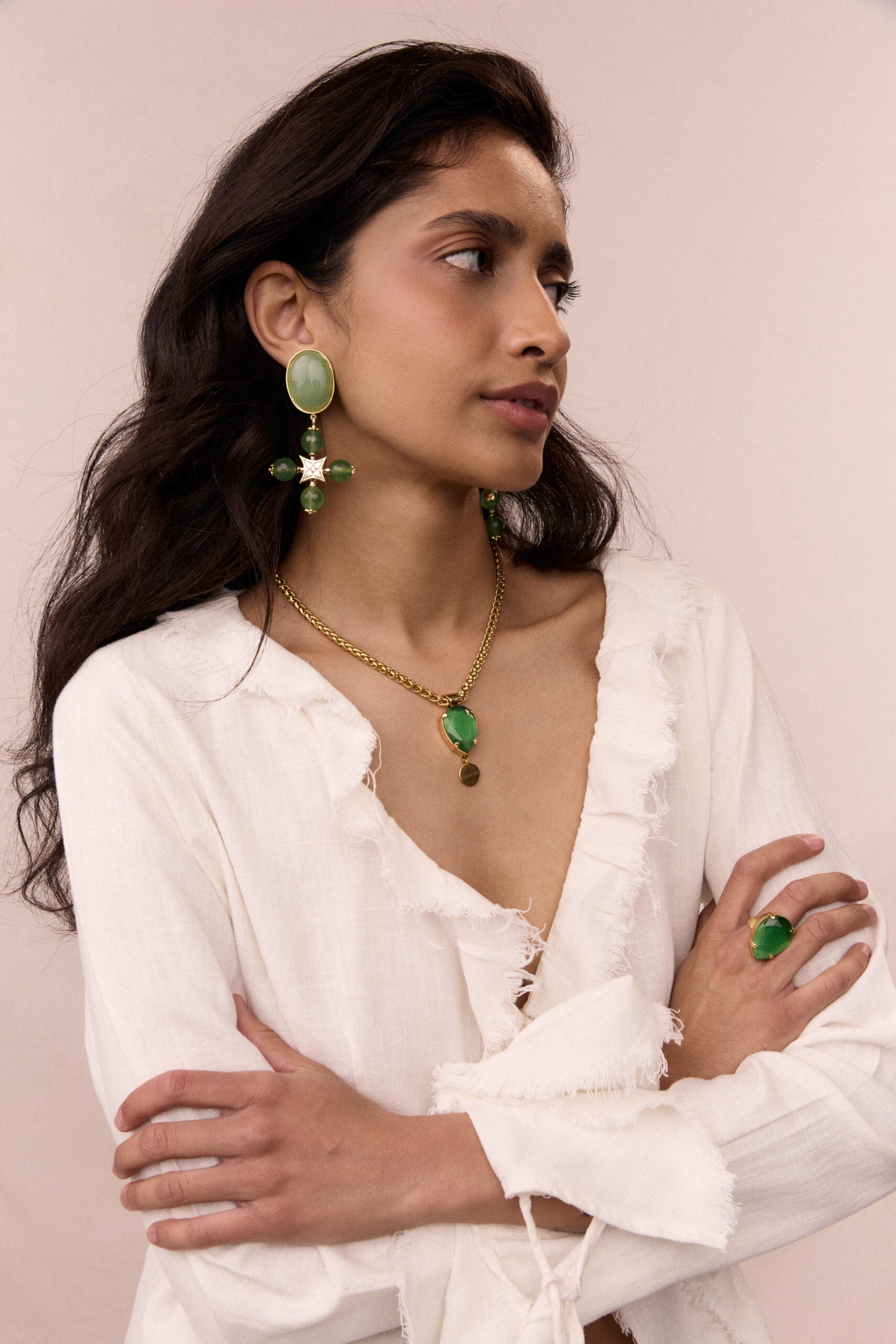 "DESERT ROSE" CLIP EARRINGS - фото 38
