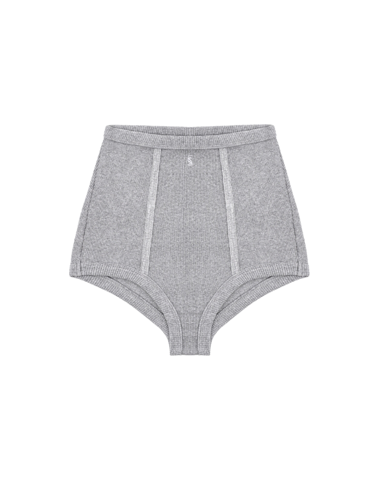 RIBBED BOXER SHORTS - фото 1