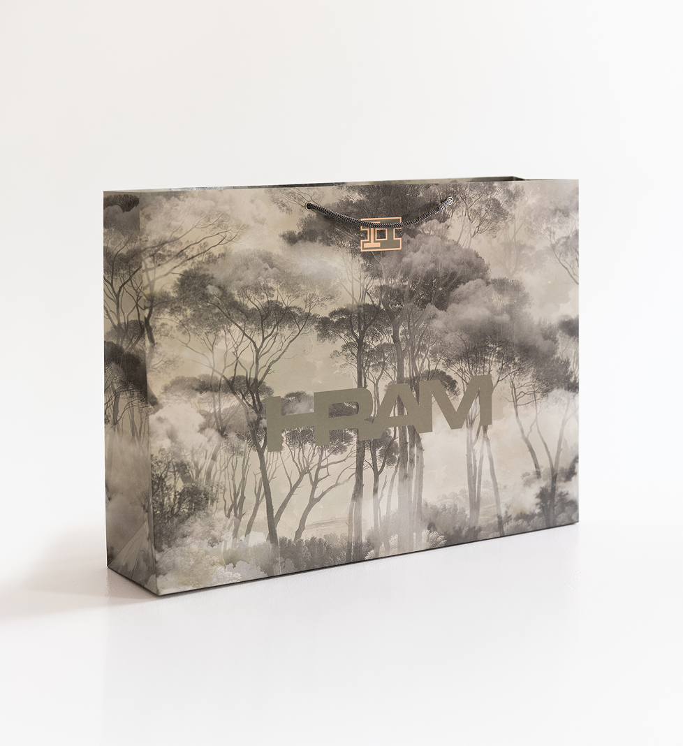 Пакет великий HRAM сірий