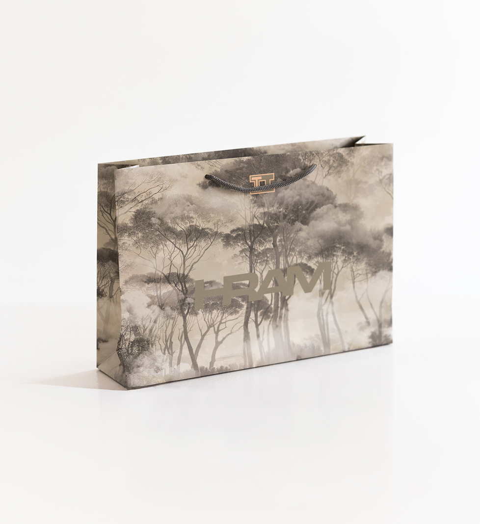 Пакет маленький HRAM сірий