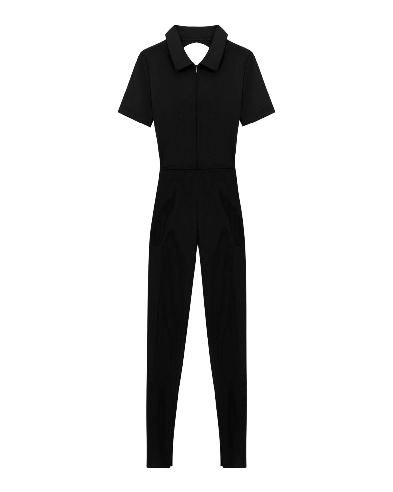 HALF-ZIP LEOTARD - фото 1