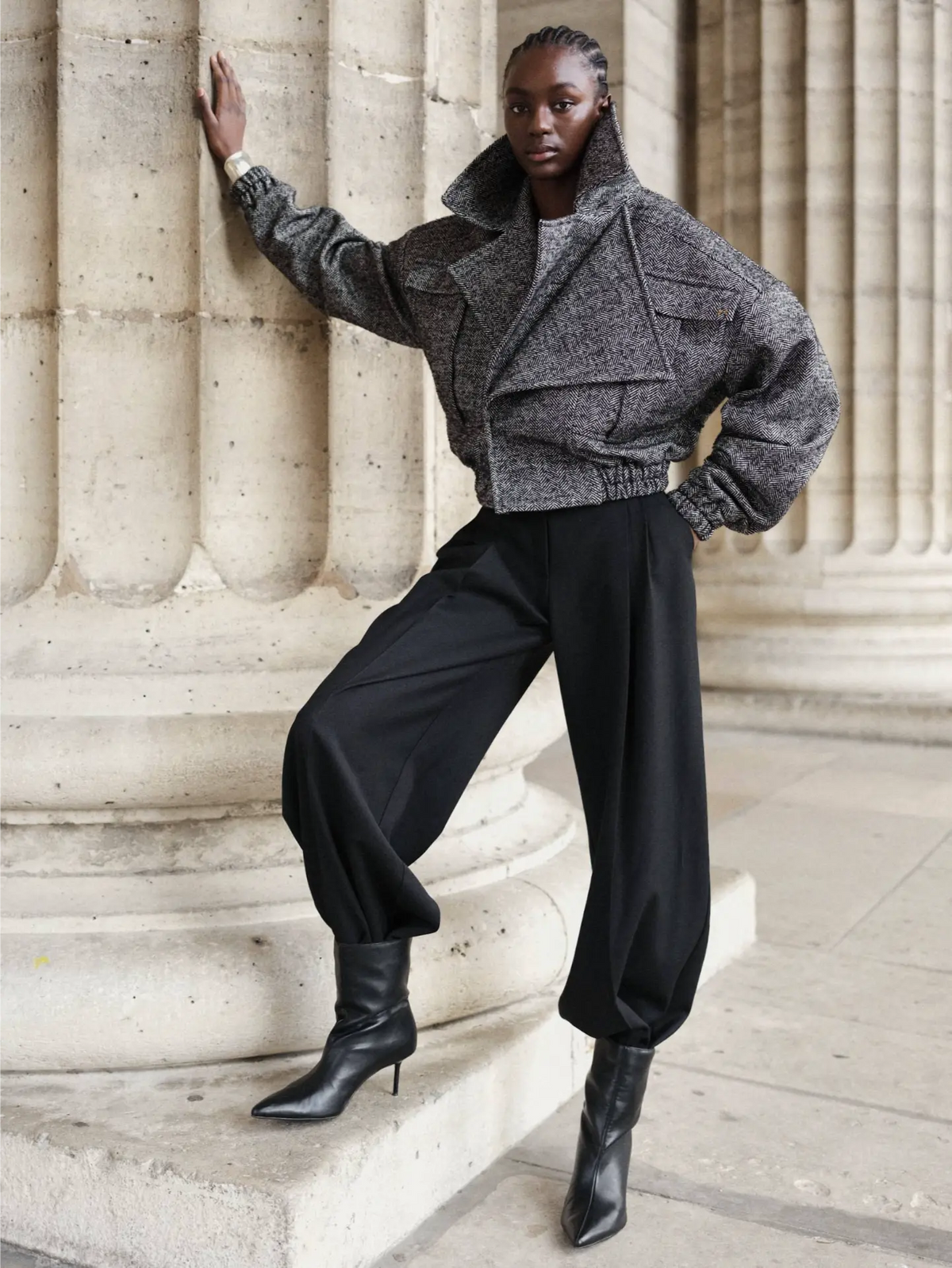 Бомбер Double Lapel Wool - фото 2