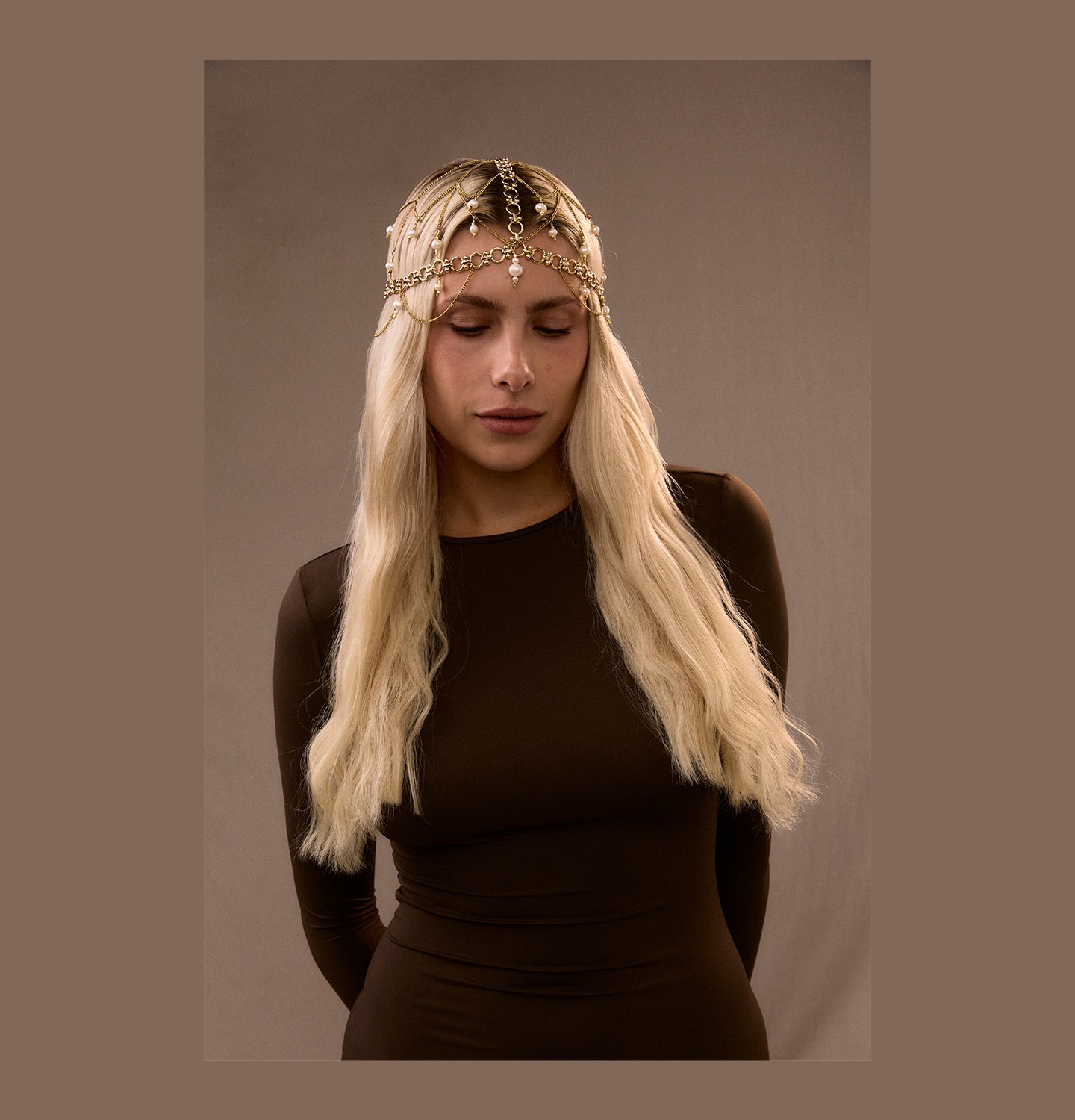 "KIRA" HAIR ACCESSORIES WITH PEARLS - фото 9