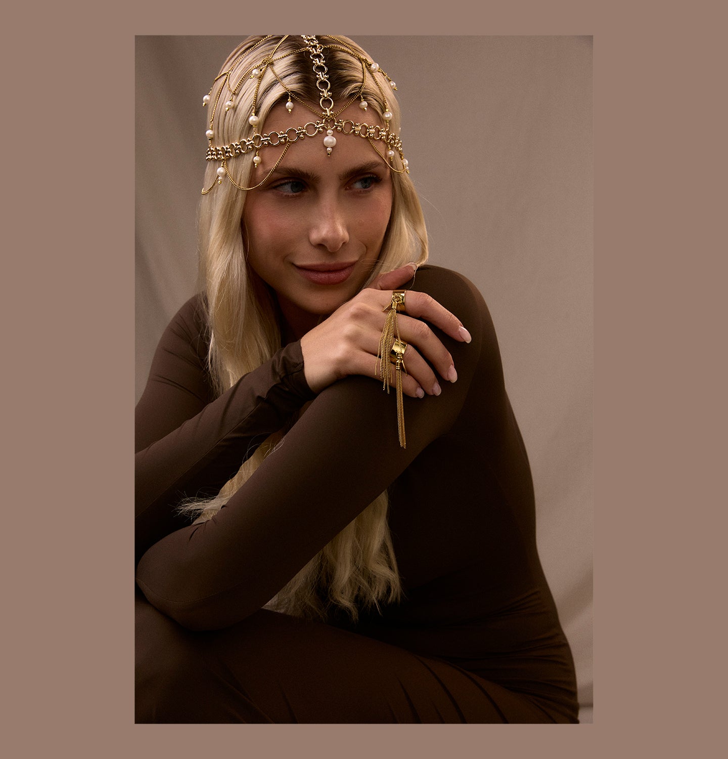 "KIRA" HAIR ACCESSORIES WITH PEARLS - фото 10