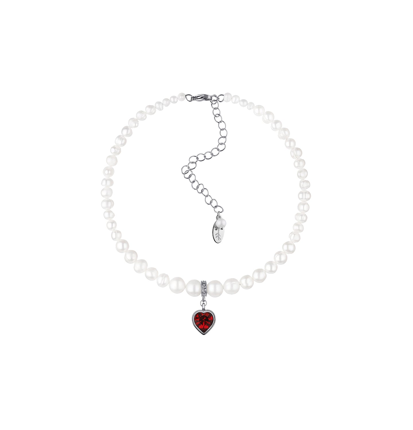 PEARLS CHOKER WITH HEART - фото 14