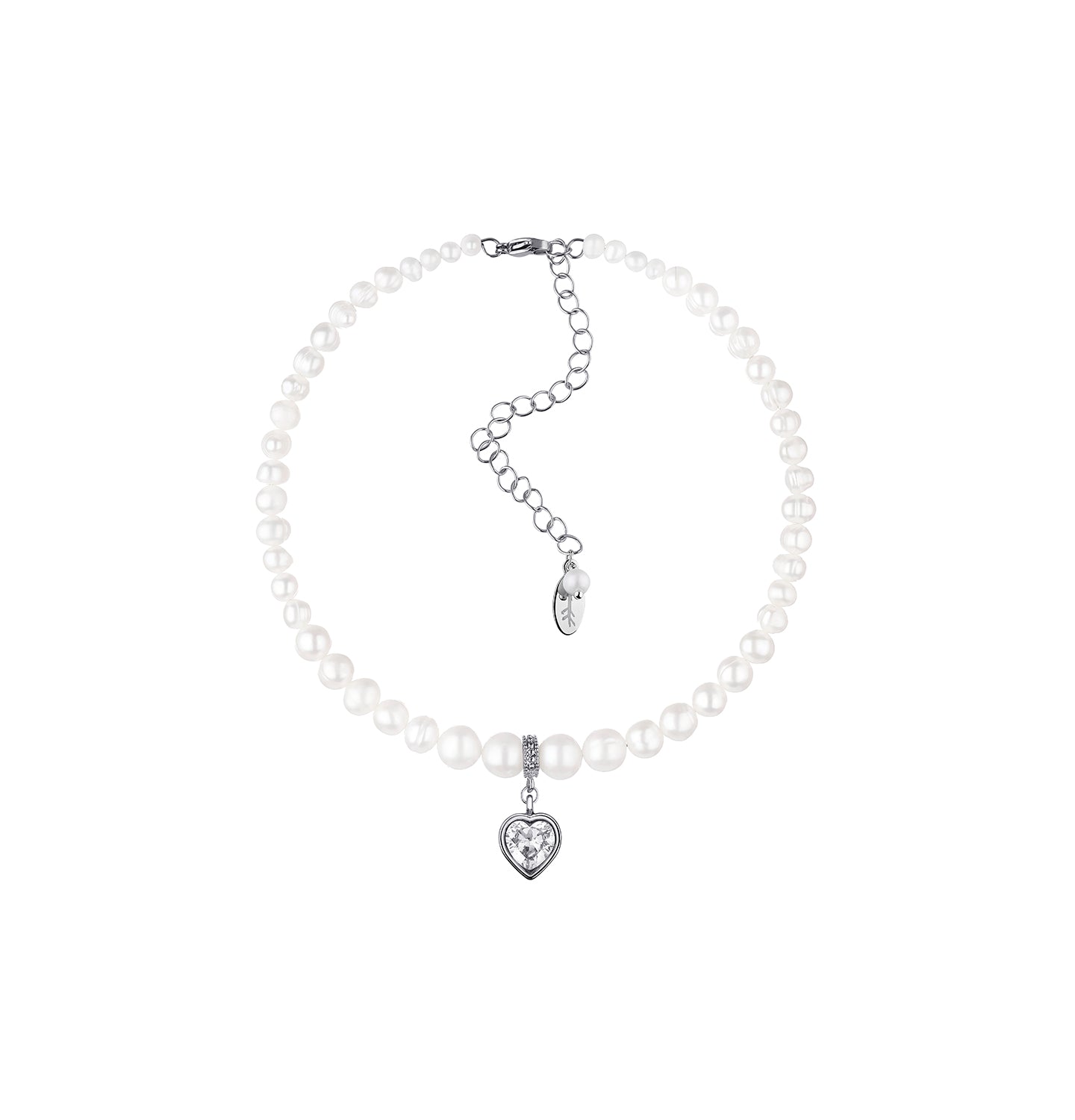 PEARLS CHOKER WITH HEART - фото 9
