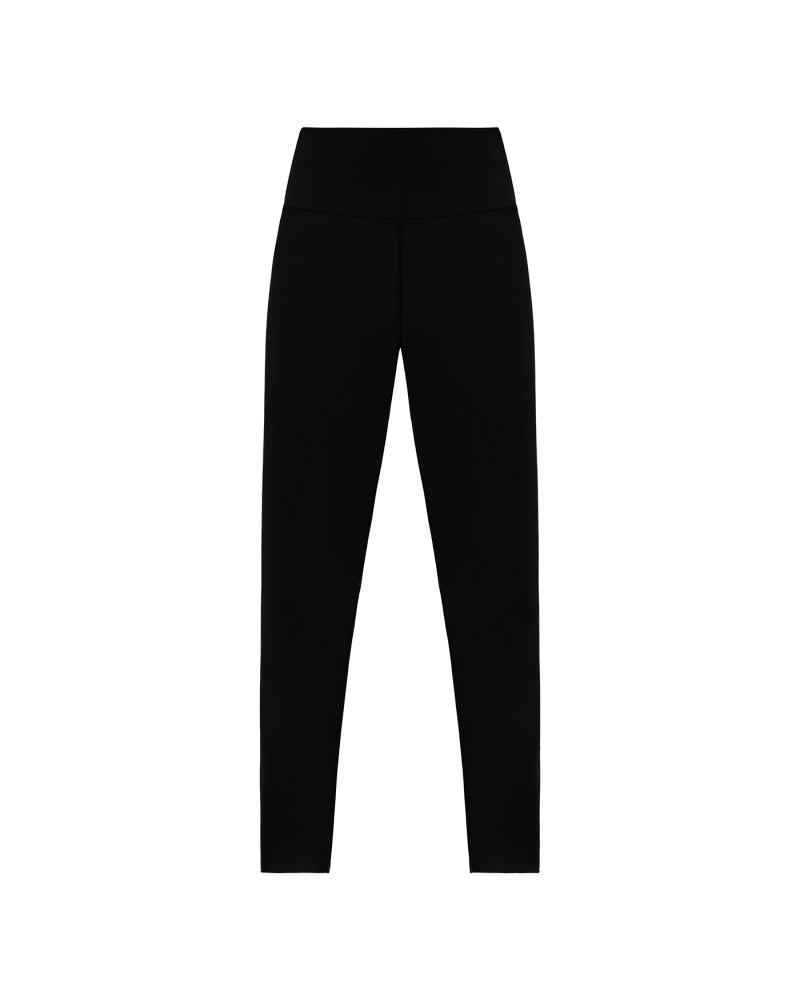 High-Waist Black Leggings