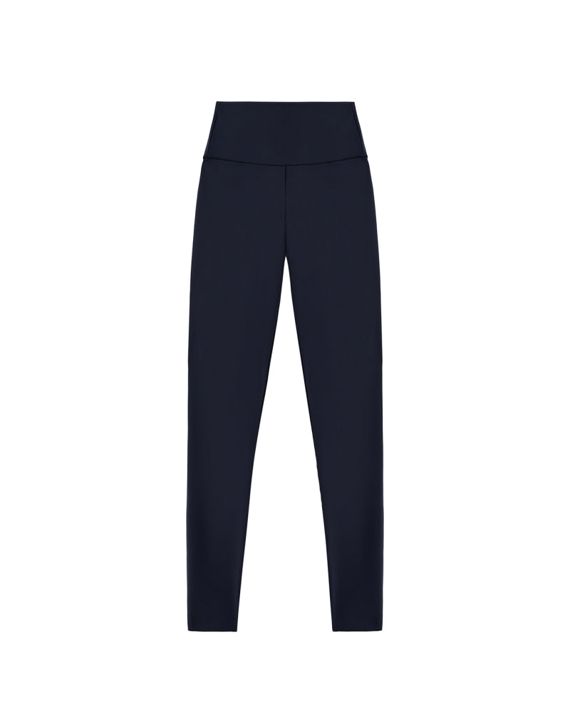 High-Waist Navy Leggings