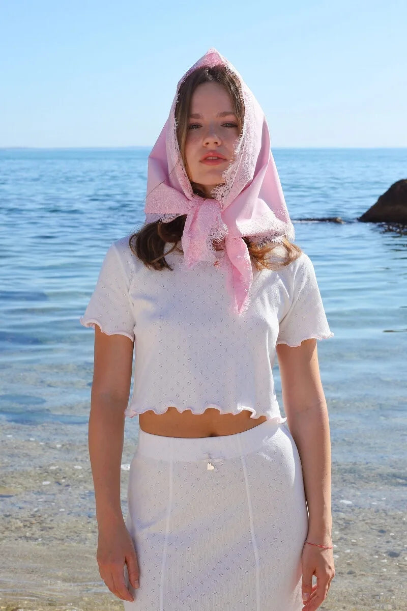 Scarf "Blush Tide"