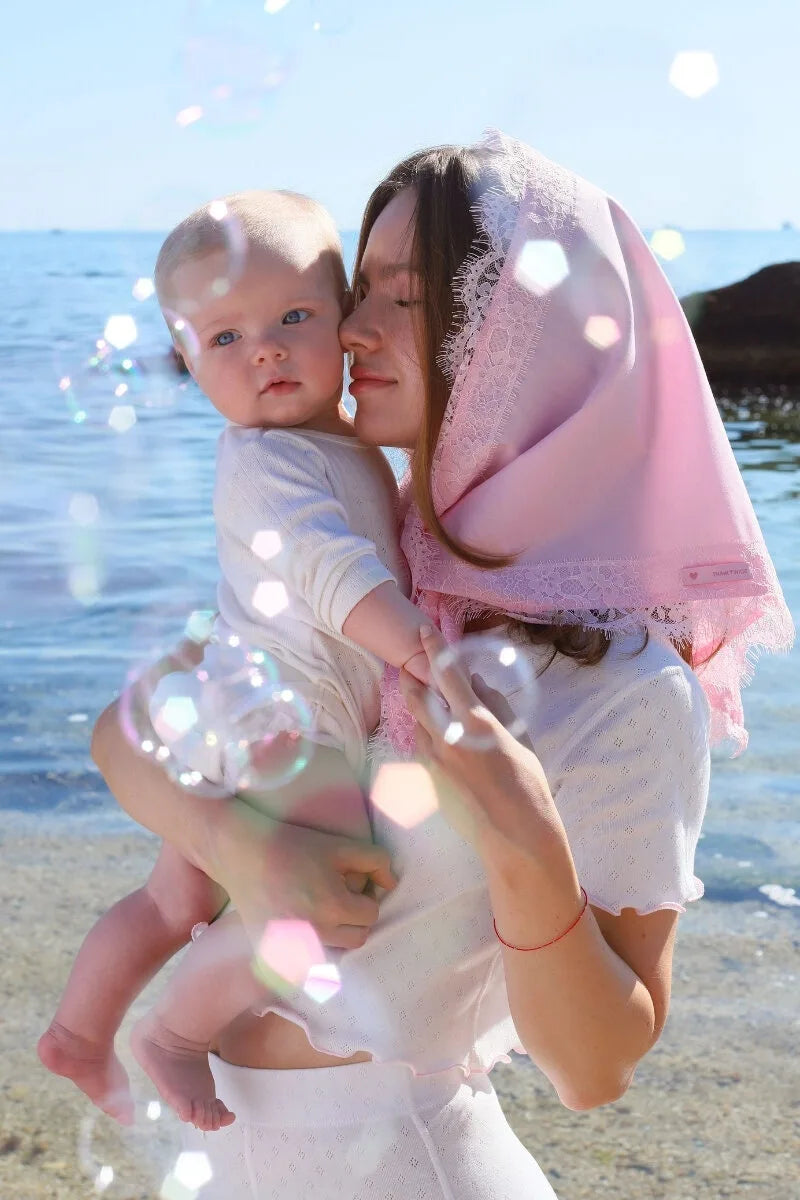 Scarf "Blush Tide"