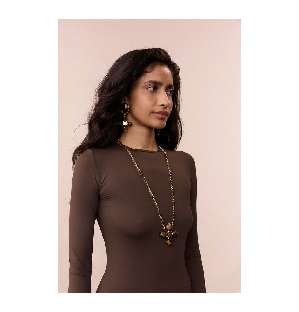 “LULLABY” CROSS BROWN