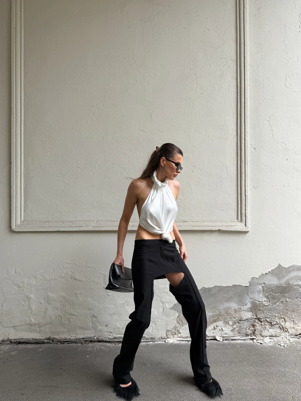 Cut-Out Trousers - фото 4
