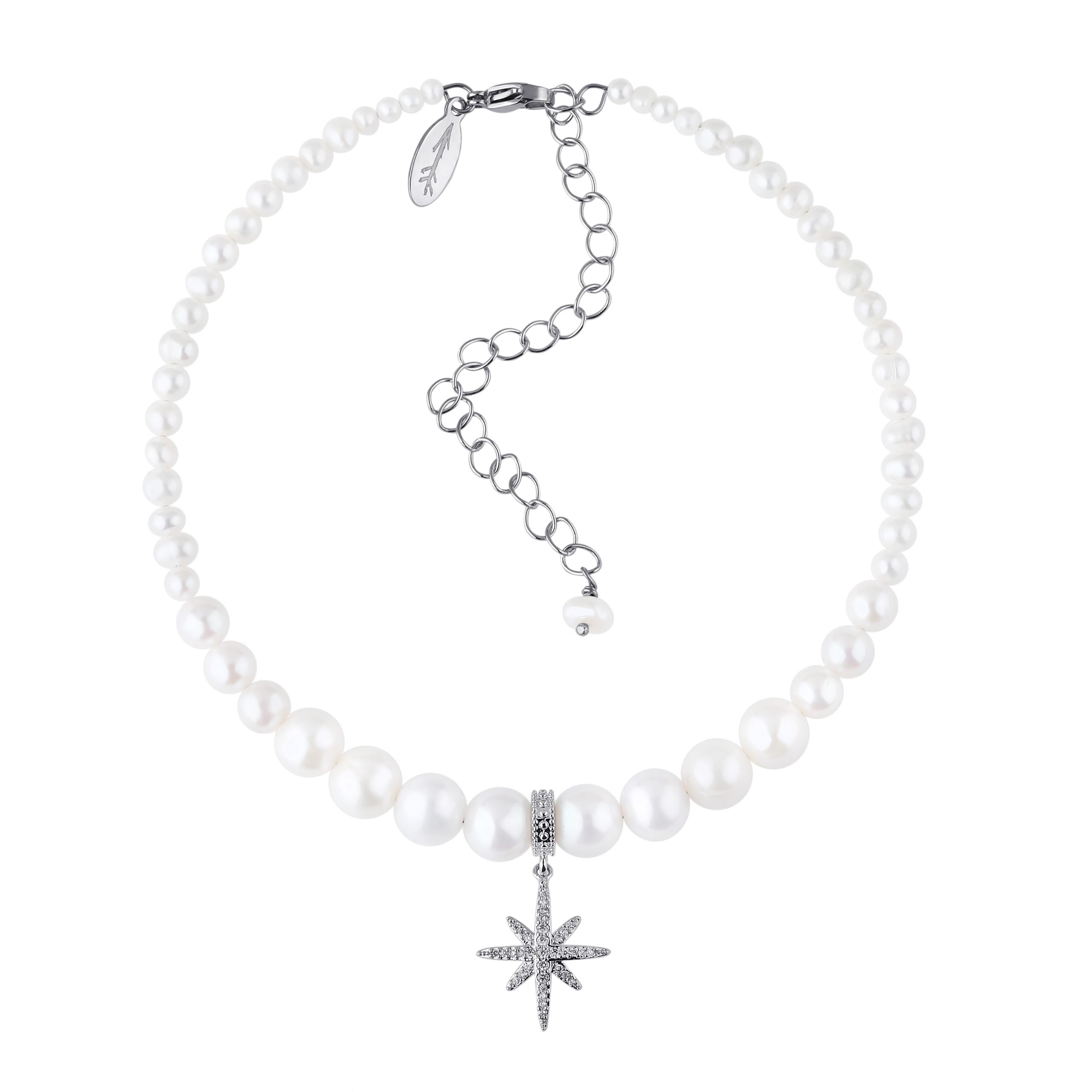 PEARLS CHOKER WITH "MORNING STAR" - фото 7