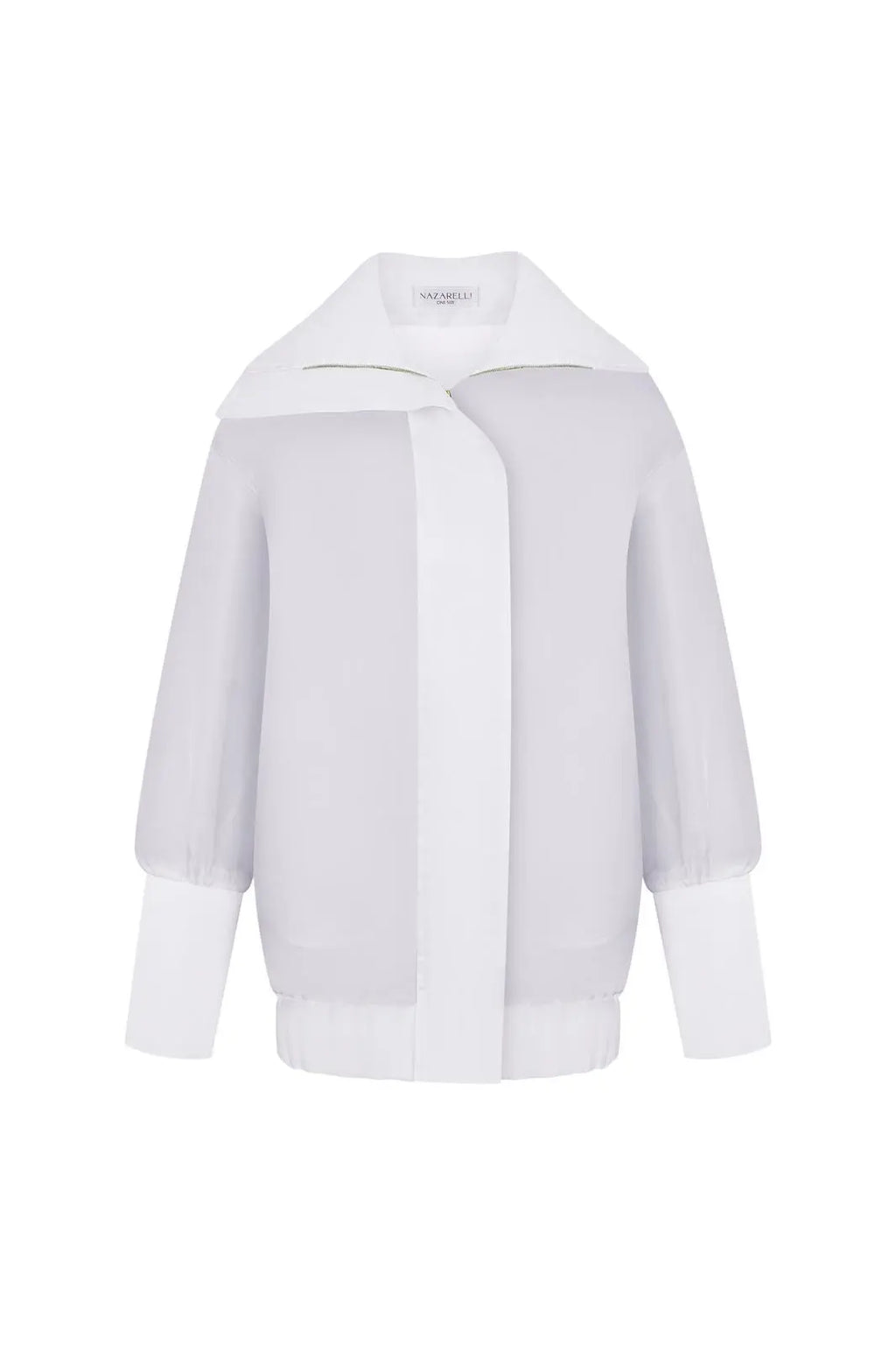 Organza bomber jacket