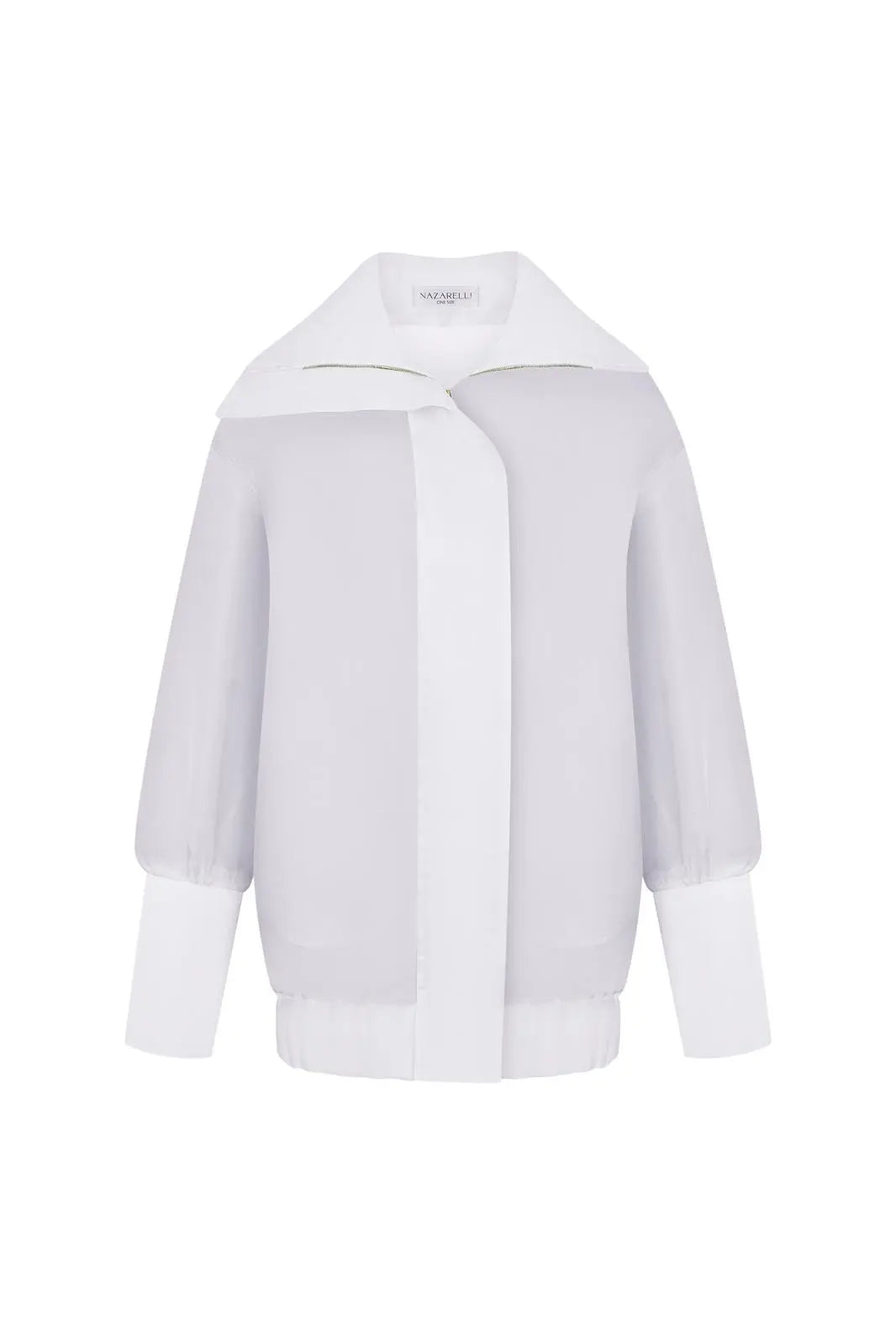 Organza bomber jacket