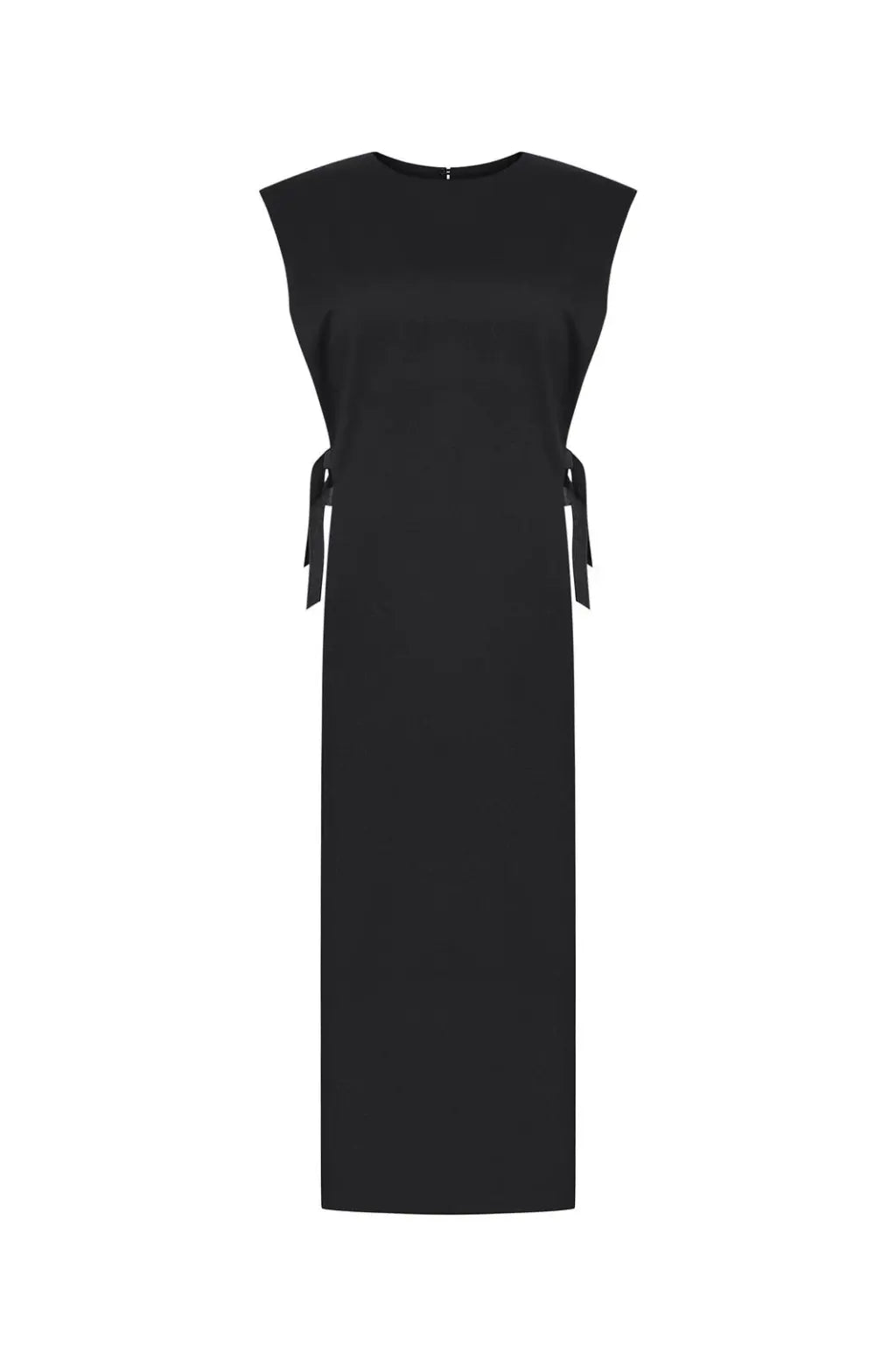 Organza dress with a cape
