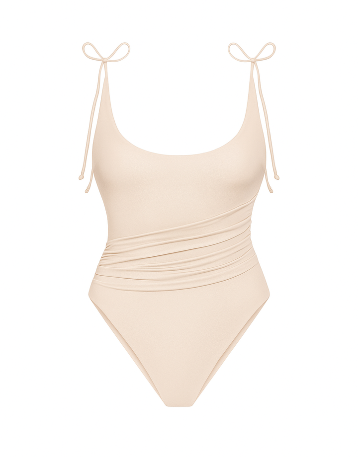 BlackSeaTribe One-piece swimsuit Lighter Creamy yellow