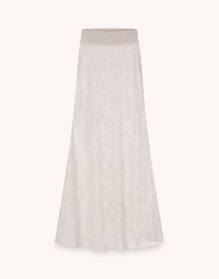 BlackSeaTribe Openwork maxi skirt pink