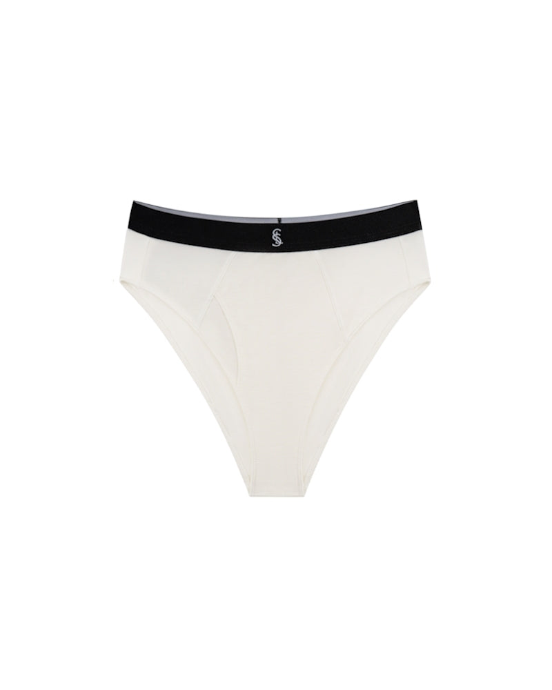 L'essence Studio High-Waisted Brief Modal Grey