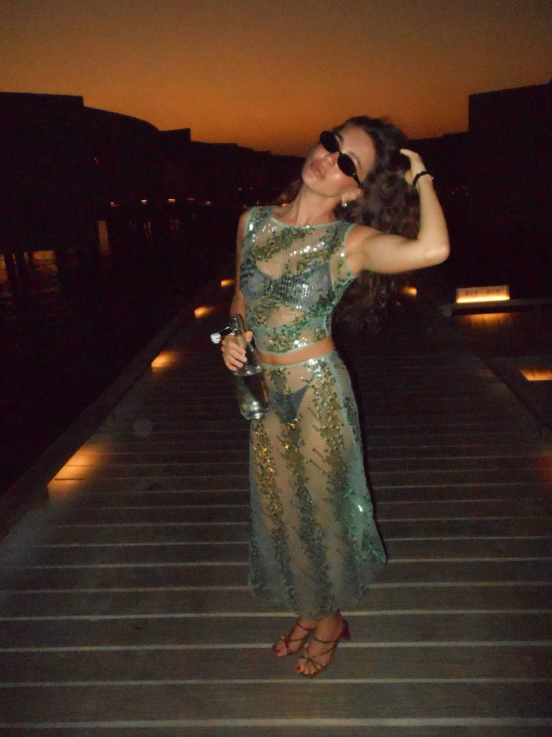 IVY SEQUIN TOP - фото 6
