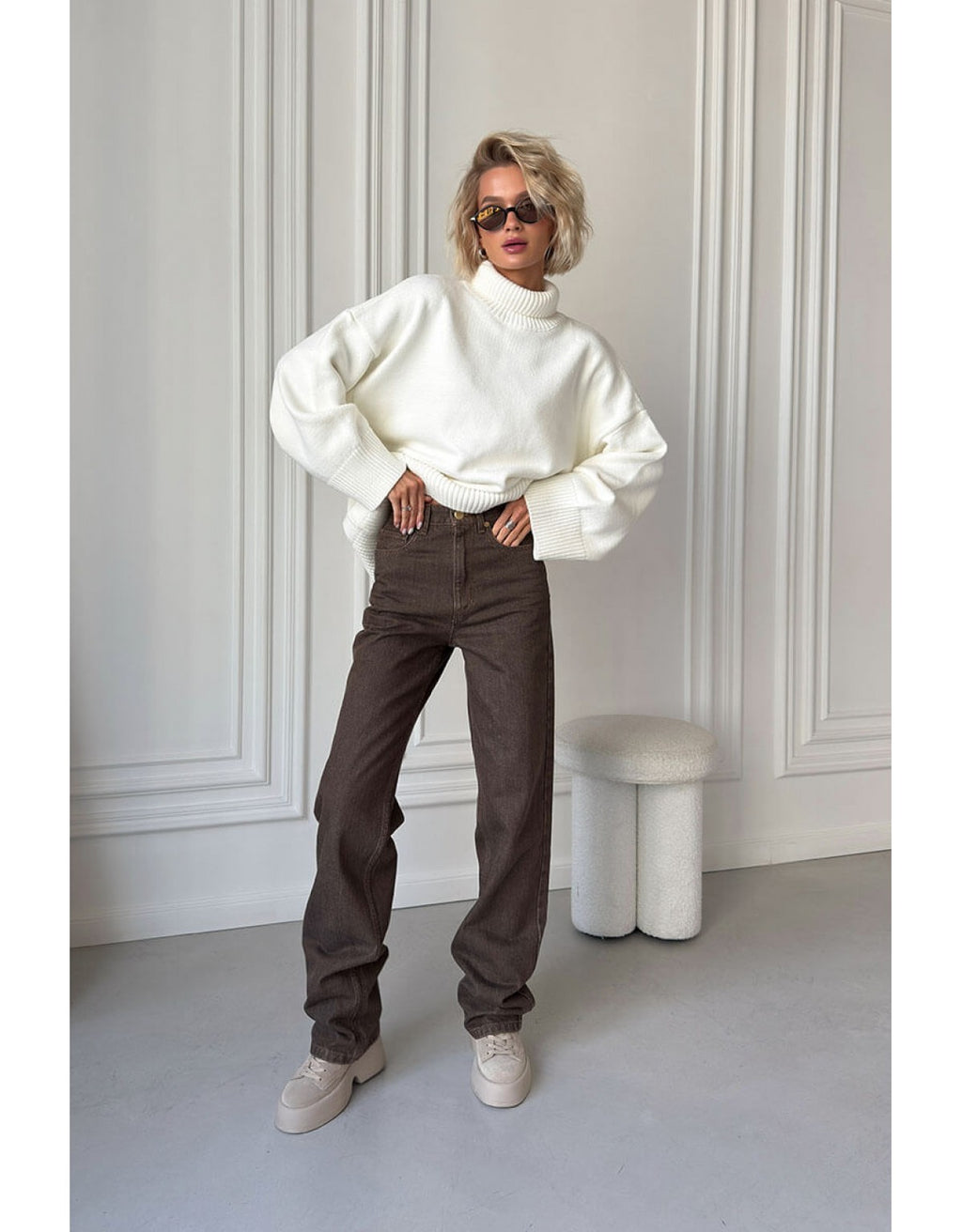 AISENBERG Jeans Mia White