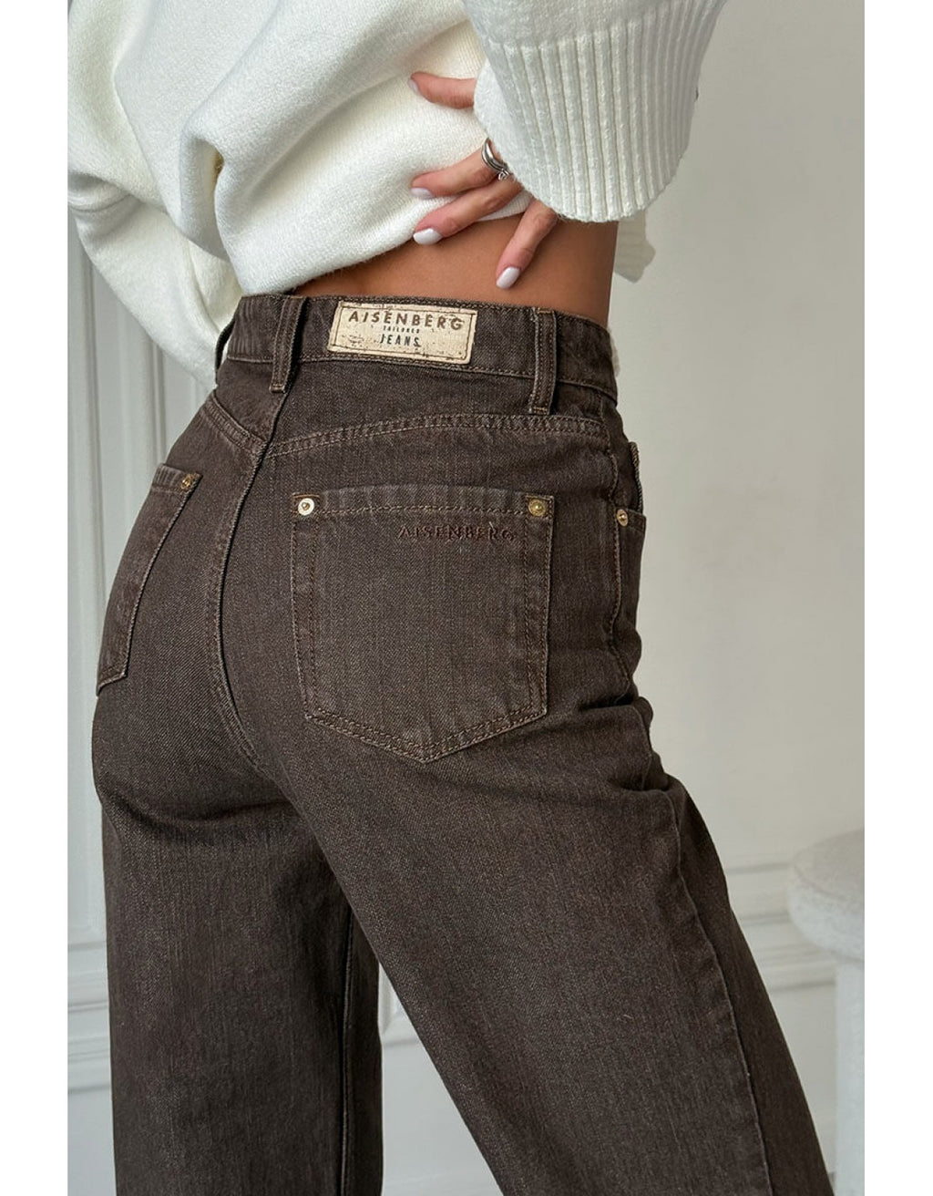 AISENBERG Jeans Mia White