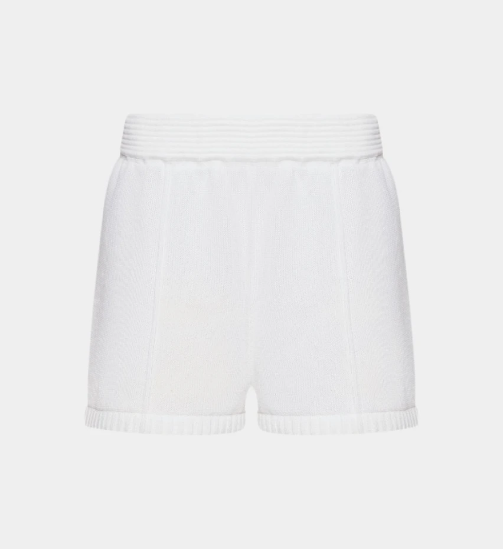 Трикотажні білі шорти Katerina Kvit з бавовни