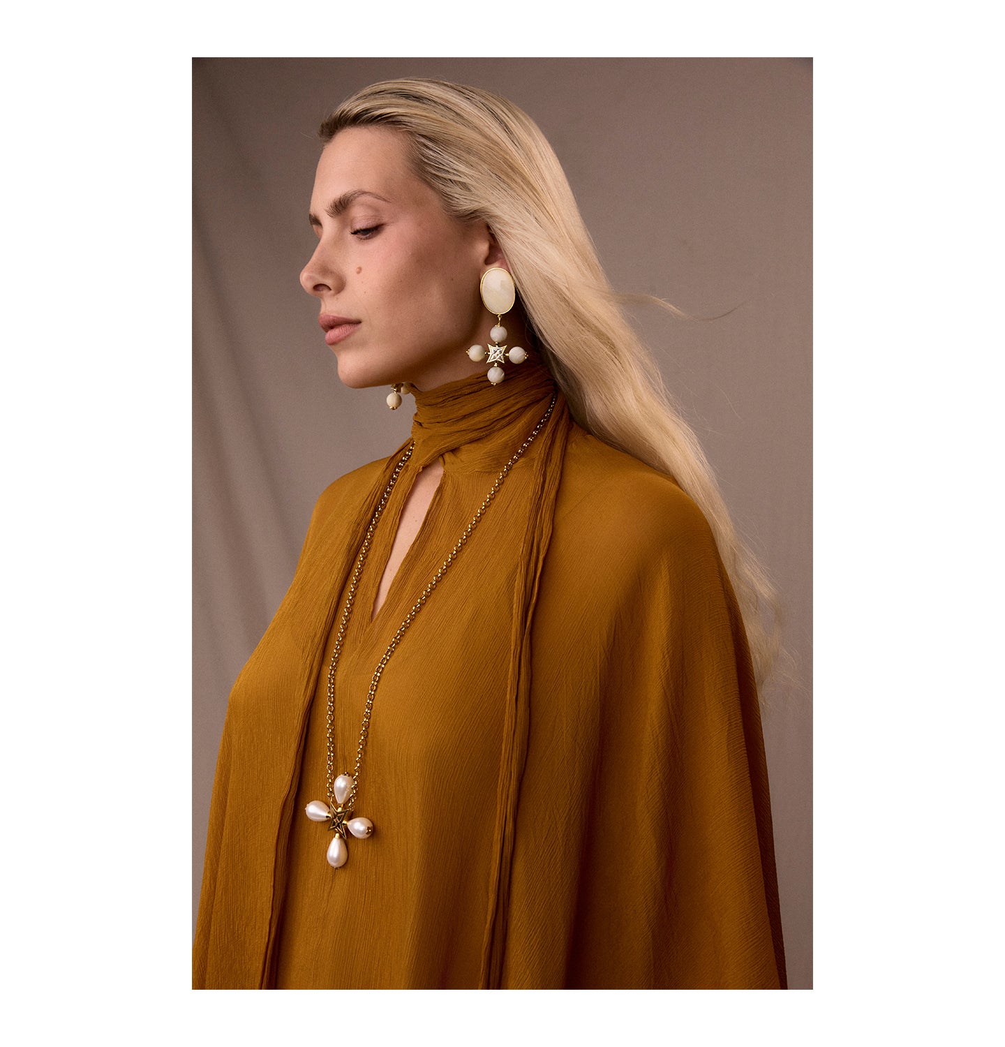 "DESERT ROSE" CLIP EARRINGS - фото 31
