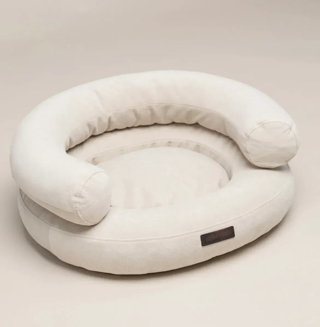 CHOUCHOU orthopedic bed for dogs “Marshmallow” brown