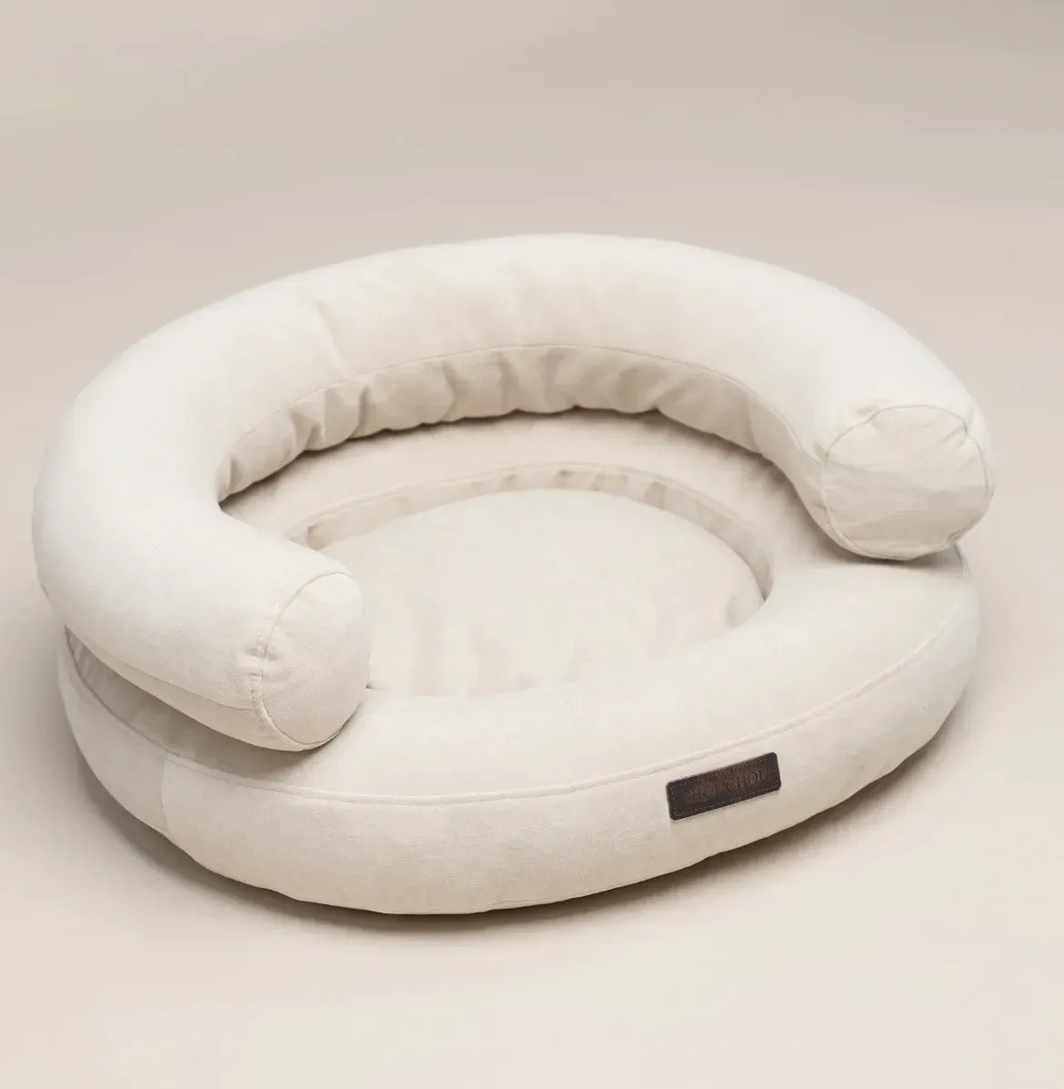 CHOUCHOU orthopedic bed for dogs “Marshmallow” brown