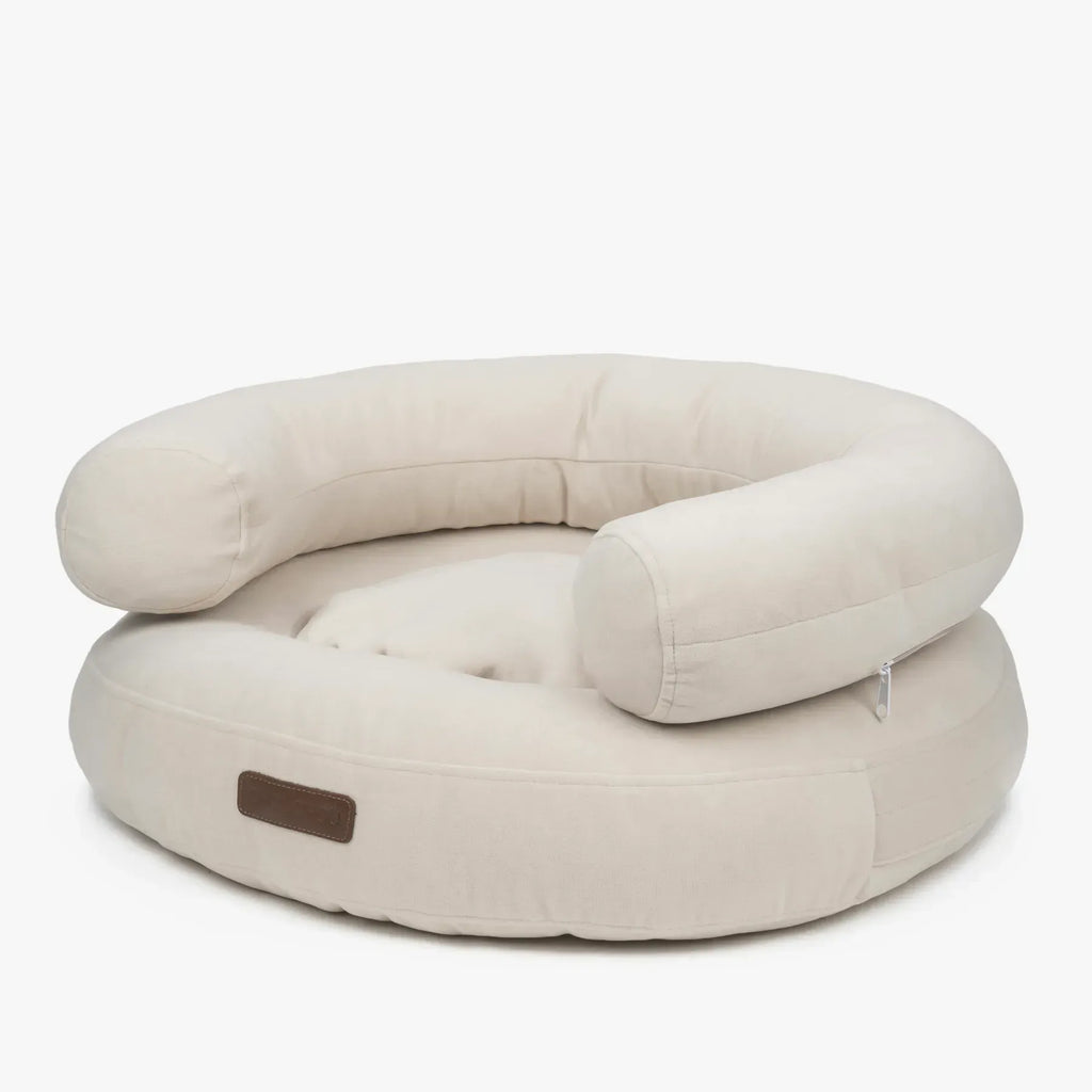 CHOUCHOU orthopedic bed for dogs “Marshmallow” brown
