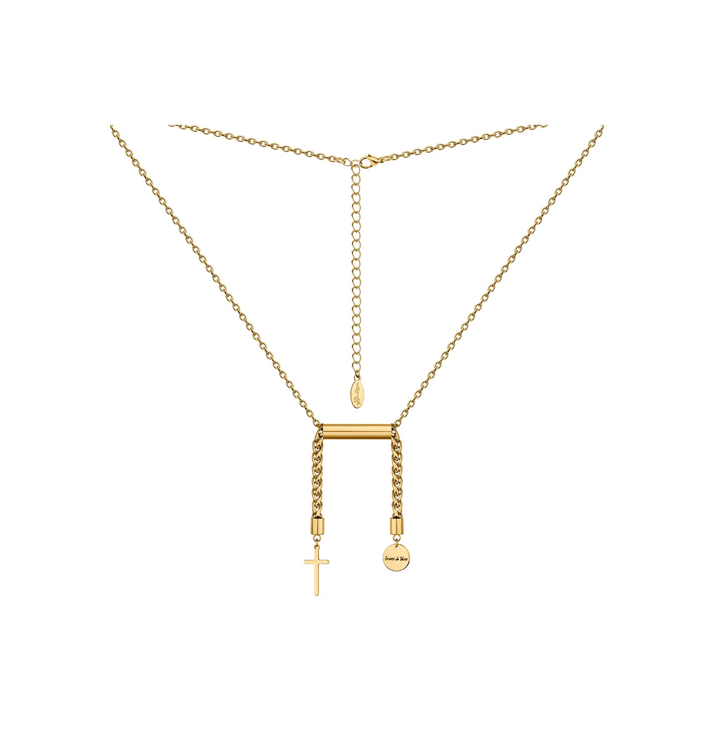 "LIBRA" NECKLACE WITH CROSS - фото 5