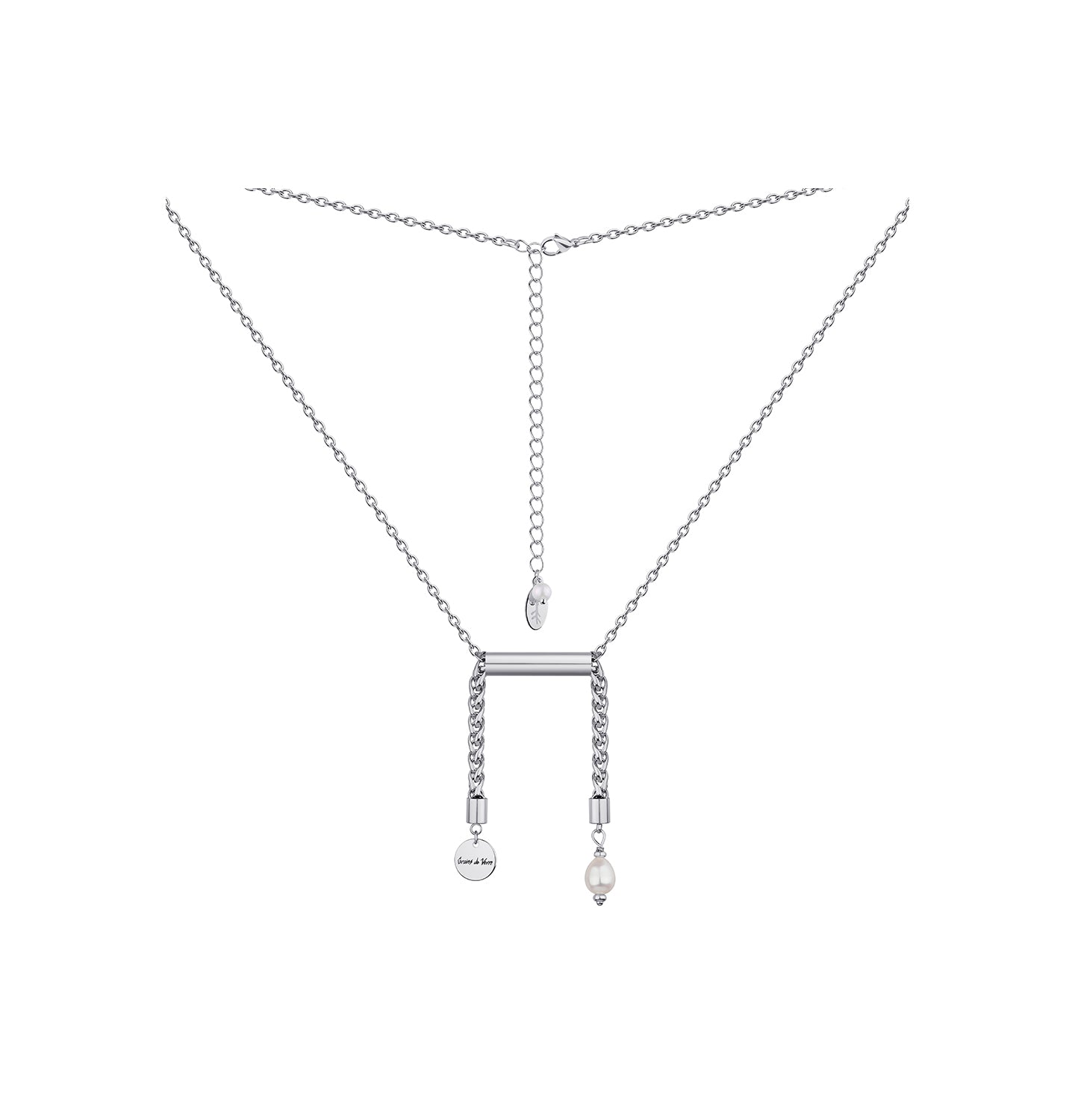 "LIBRA" NECKLACE WITH PEARL - фото 6