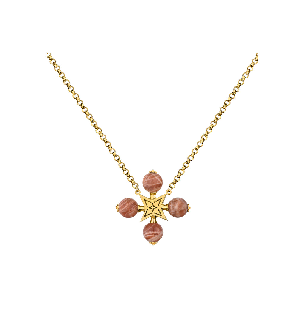 “LULLABY” CROSS PEACH