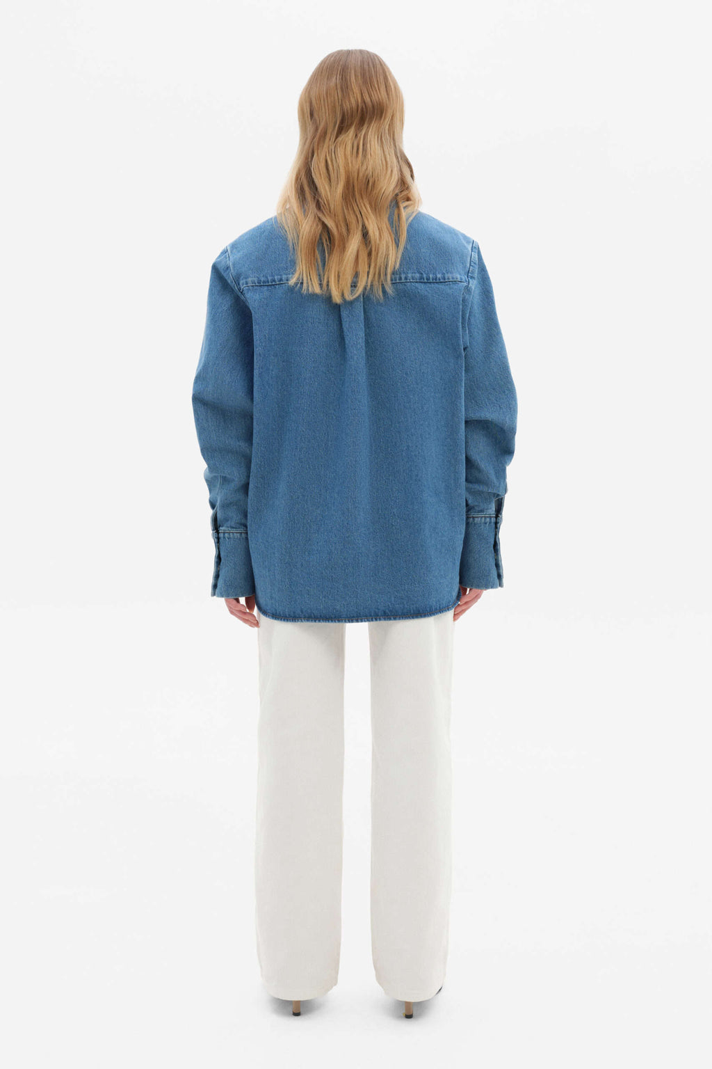 Light Blue Denim Shirt - фото 2